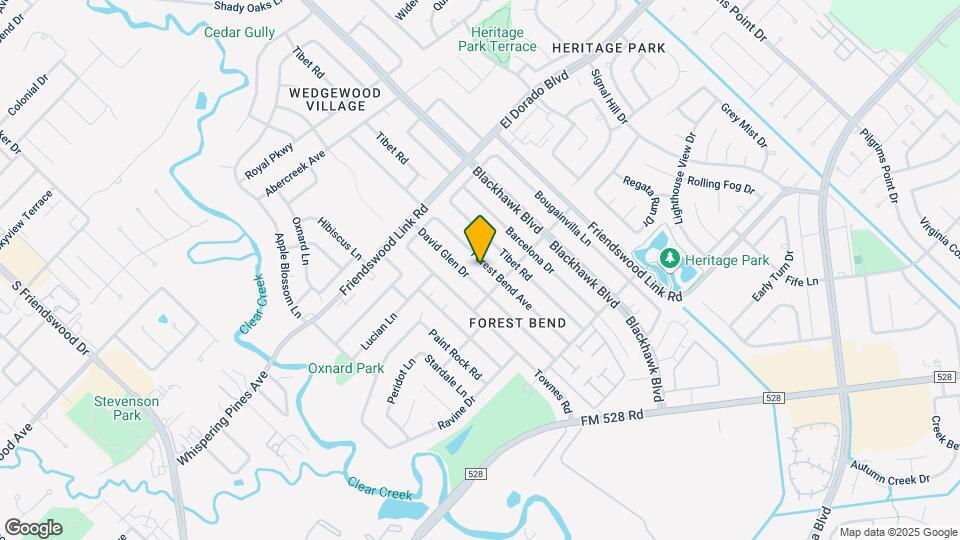16722 Forest Bend Ave Map and Location Details