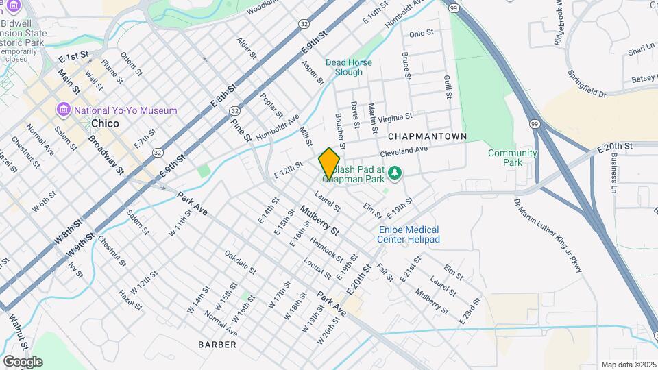 1548 Elm St Map and Location Details