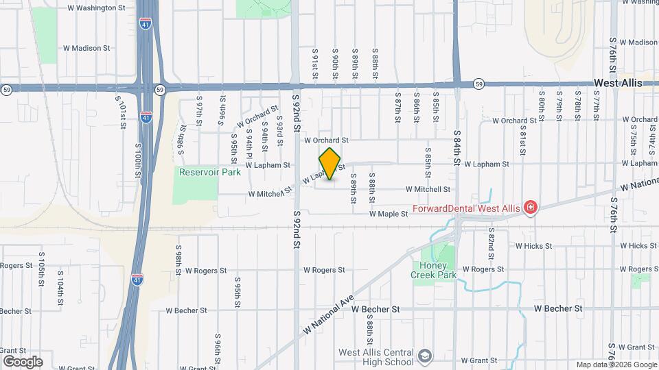 9010 W Mitchell St, Unit Mitchell Map and Location Details