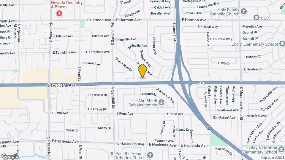 4876 Rollingwood Cir Map and Location Details