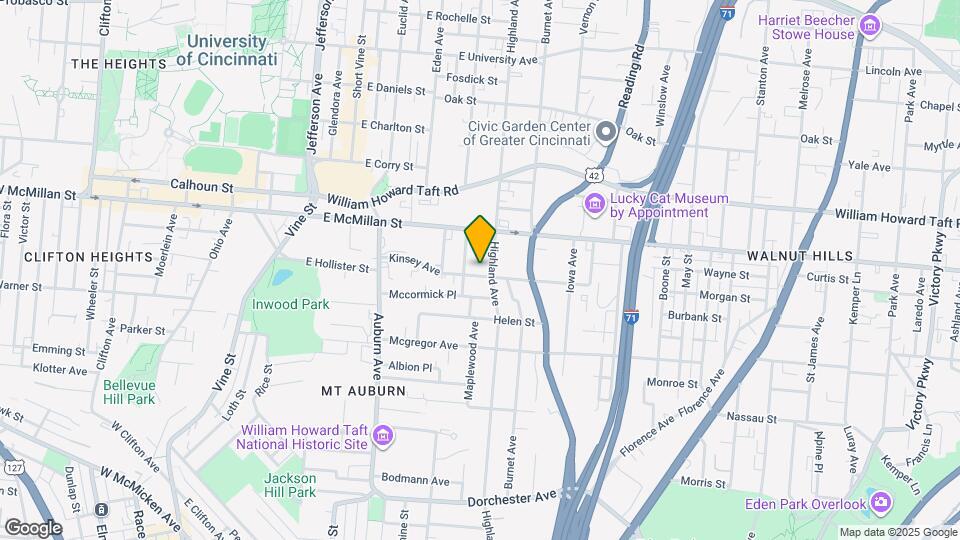 216 Kinsey Ave Map and Location Details