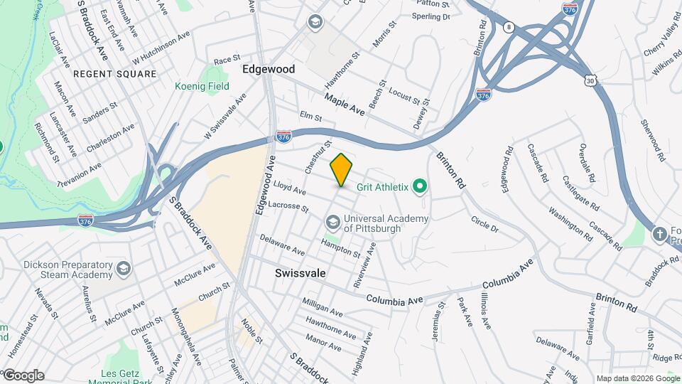 8106 Westmoreland Ave, Unit 8104 Map and Location Details