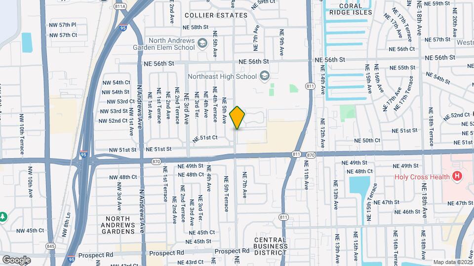 5180 NE 6th Ave, Unit 610 Mapa y Detalles de la Ubicación