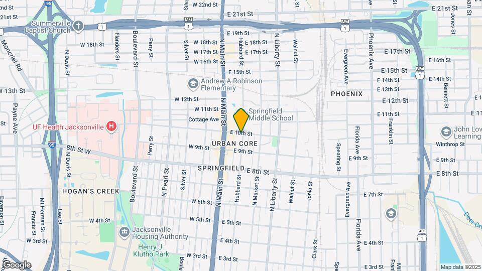 1952 Hubbard St Map and Location Details