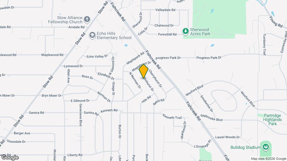 4354 Elmhurst Dr Map and Location Details