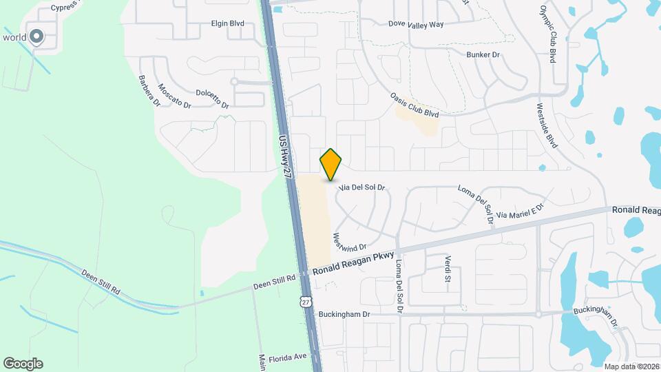 601 Via Del Sol Dr Map and Location Details