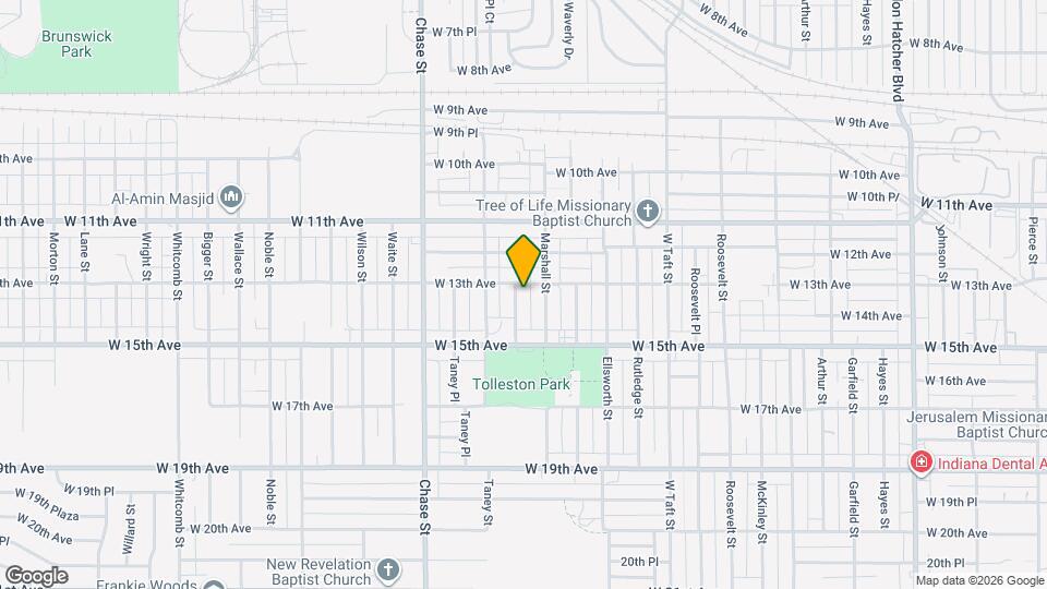 1311 Marshall Pl Map and Location Details