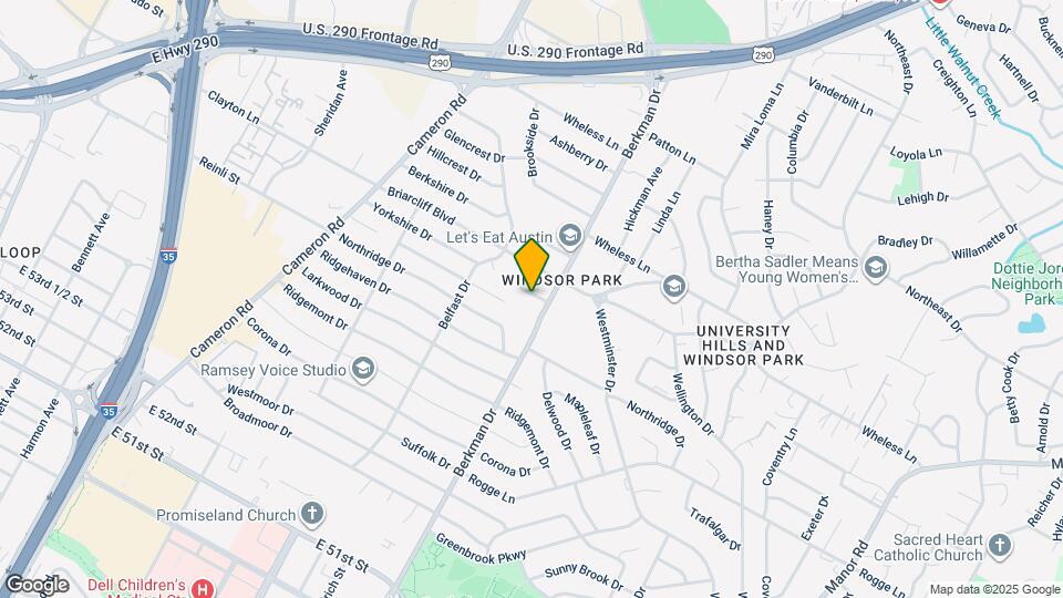 1607 Sweetbriar Ave Map and Location Details