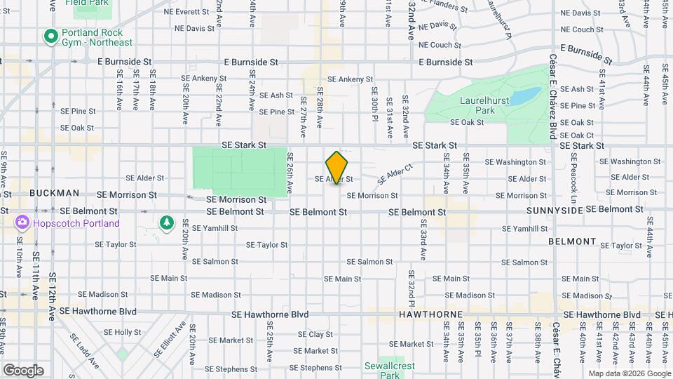 731 SE 29th Ave Map and Location Details