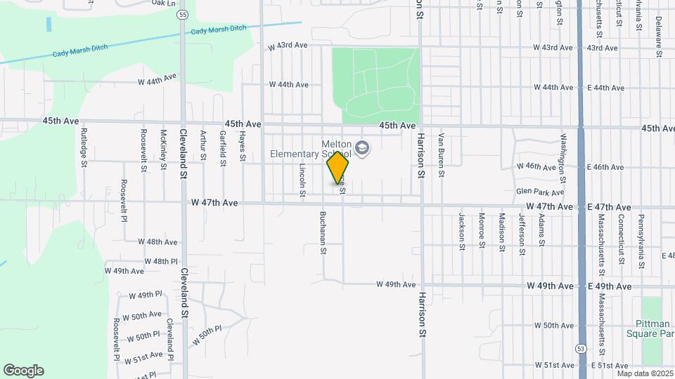 4656 Pierce St Map and Location Details