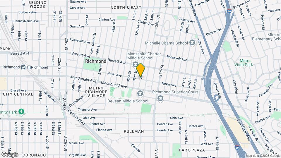 410 34th St Mapa y Detalles de la Ubicación
