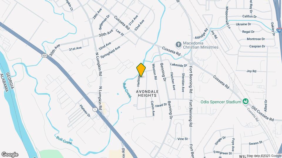 820 Harbison Dr Mapa y Detalles de la Ubicación