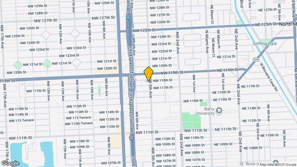 505 NW 117th St Map and Location Details