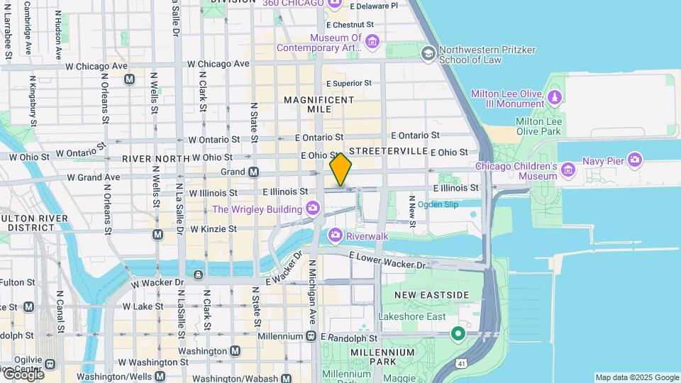 197 E Illinois St Map and Location Details