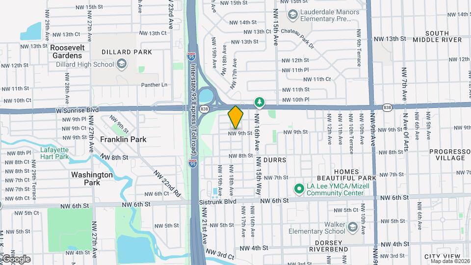 1725 NW 9th St Map and Location Details