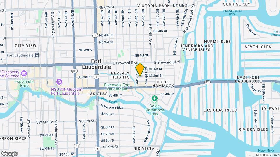 1201 SE 2nd Ct Map and Location Details