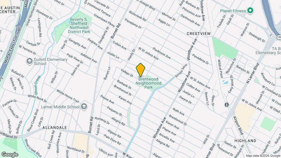 1802 Vallejo St Map and Location Details