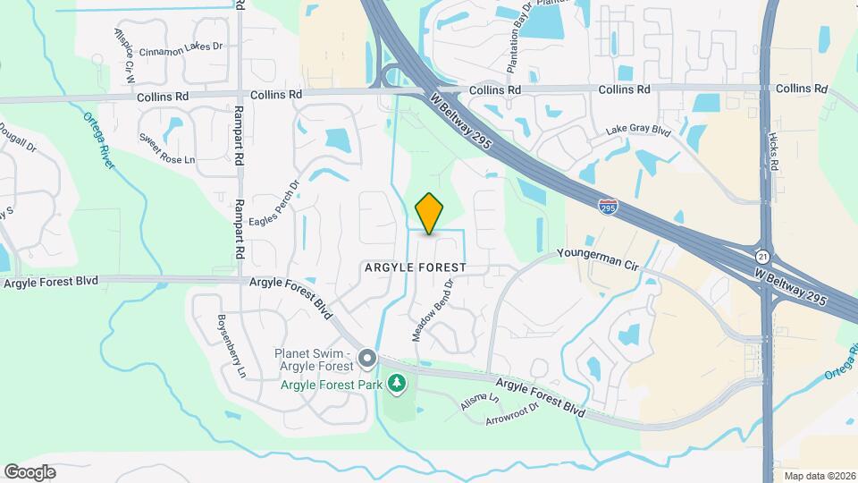8236 Weybridge Dr Map and Location Details