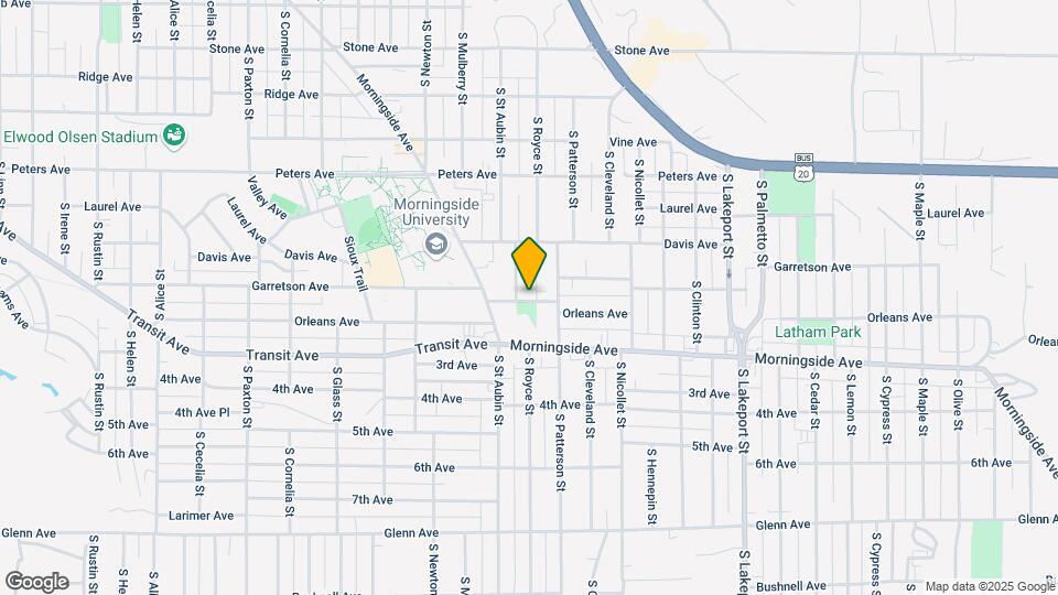 4001 Orleans Ave Map and Location Details