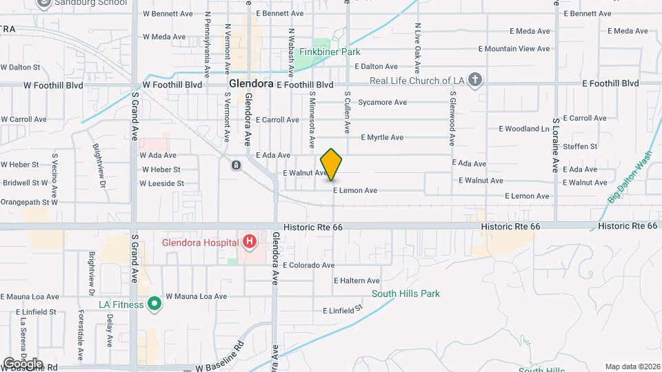 427 E Lemon Ave Map and Location Details