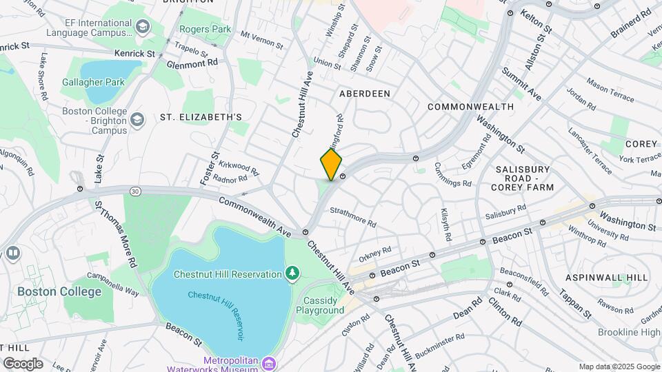 1811 Commonwealth Ave Map and Location Details