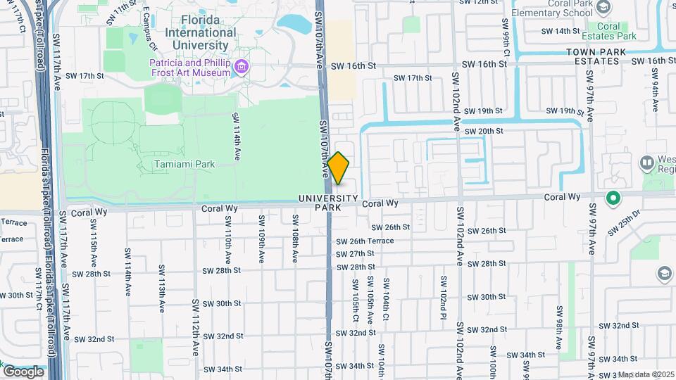 2321 SW 106th Ct Map and Location Details