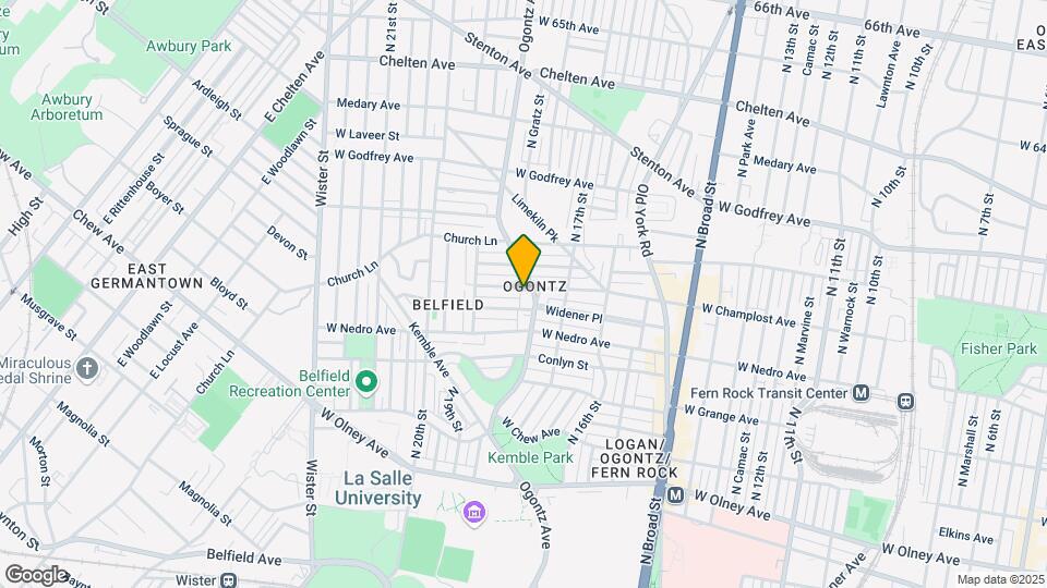 1806 W Champlost St Mapa y Detalles de la Ubicación