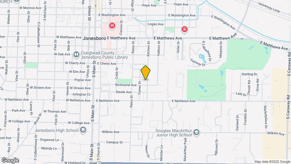 1213 Kitchen St Map and Location Details