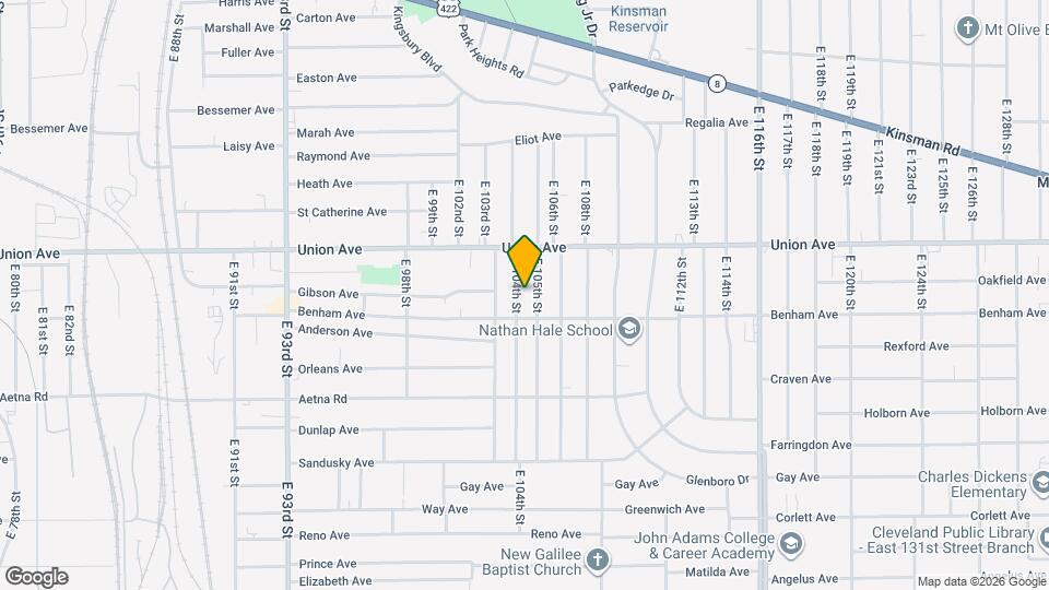 3549 E 104th St Map and Location Details