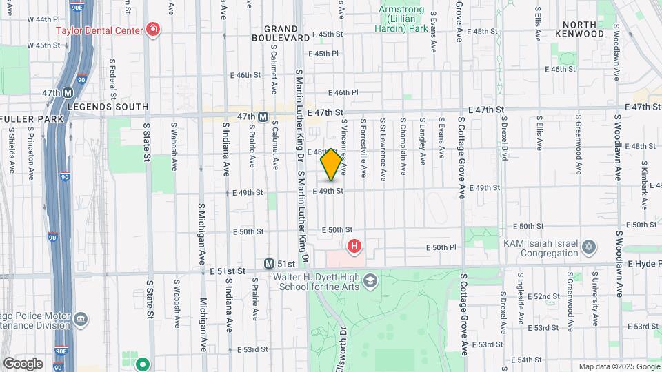 438 E 49th St Map and Location Details