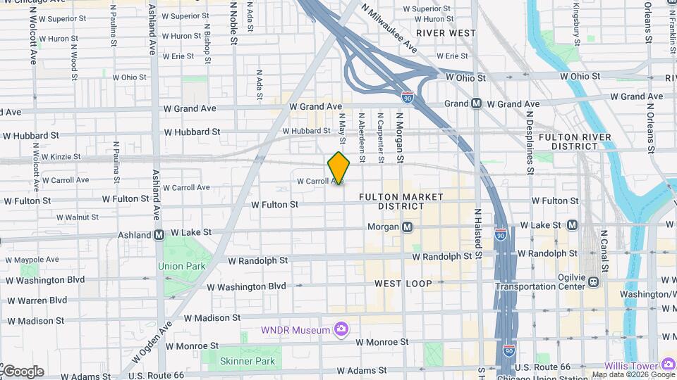 Warehouse Lofts Map and Location Details