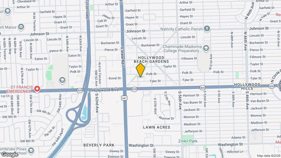 5837 Tyler St Mapa y Detalles de la Ubicación