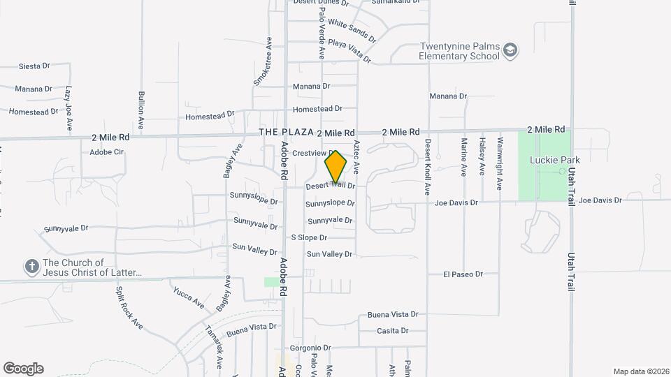 73855 Desert Trail Dr Map and Location Details