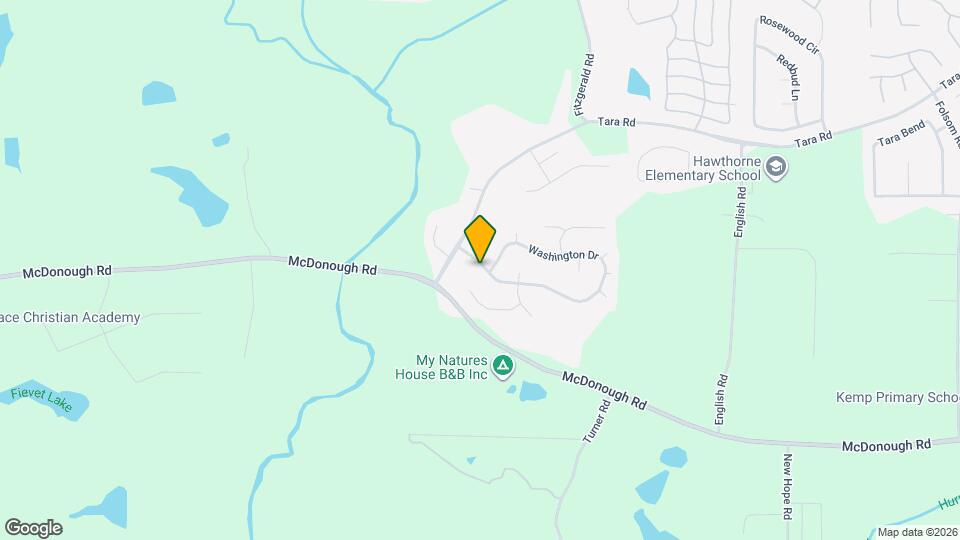 421 Washington Dr Mapa y Detalles de la Ubicación