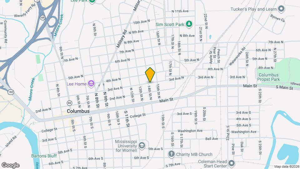 1402 3rd Ave N Map and Location Details