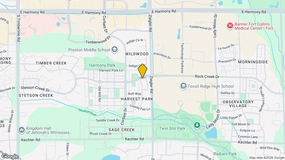 3009 Rock Creek Dr Map and Location Details