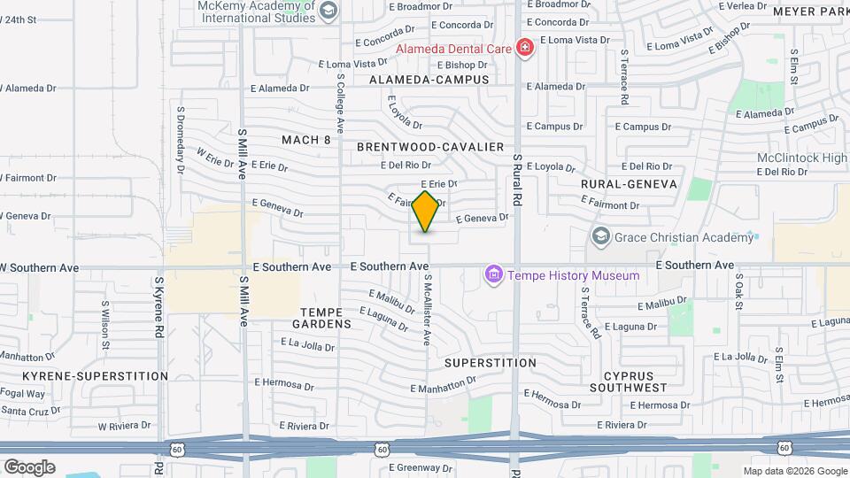 518 E Huntington Dr Map and Location Details