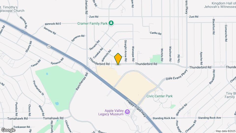 20345 Thunderbird Rd Map and Location Details
