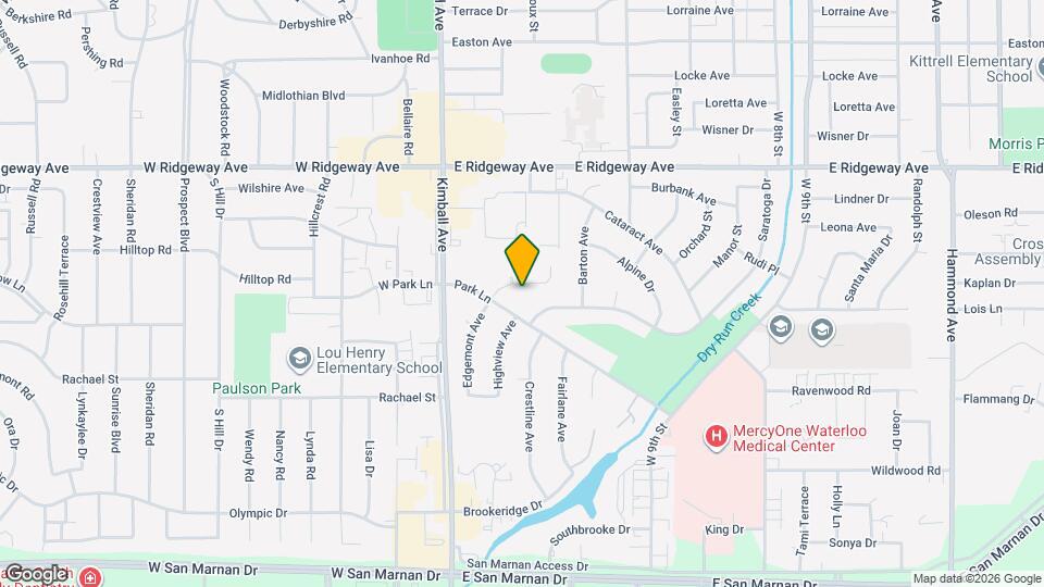 2543 Edgemont Ave Map and Location Details