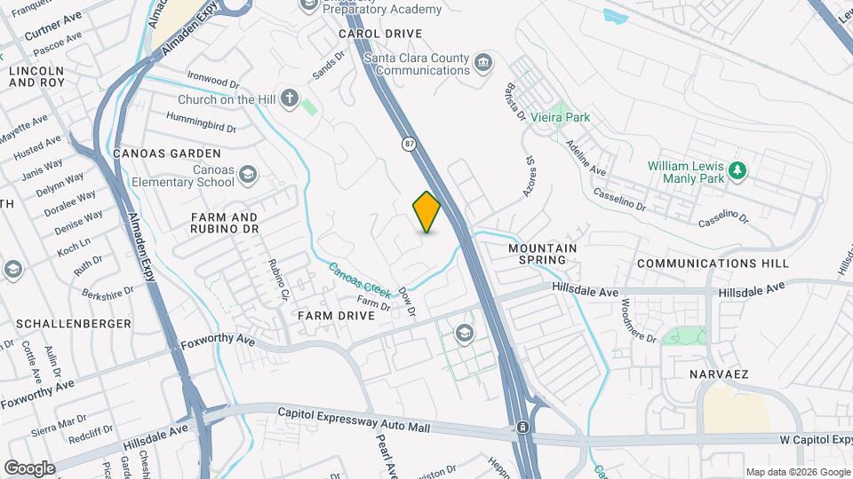 778 Canoas Creek Cir Map and Location Details