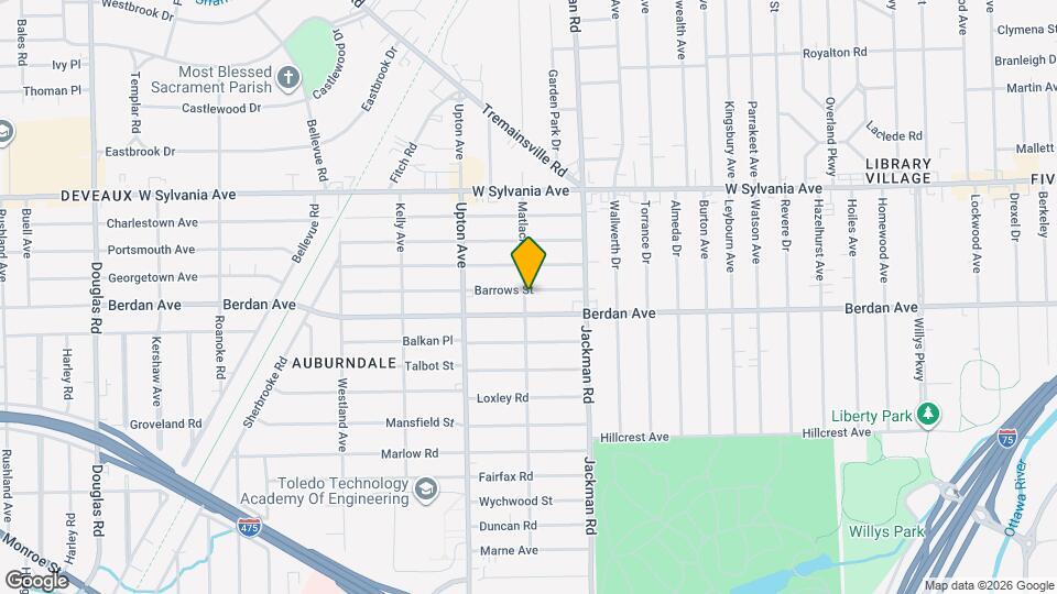 1759 Barrows St Map and Location Details