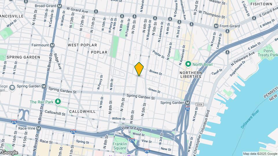 641 N 6th St Map and Location Details