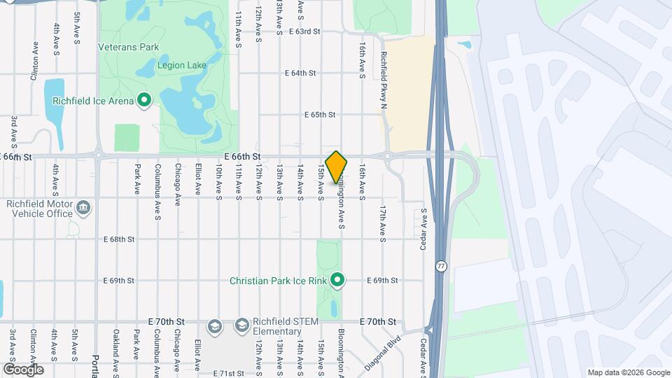 6638 Bloomington Ave S Mapa y Detalles de la Ubicación