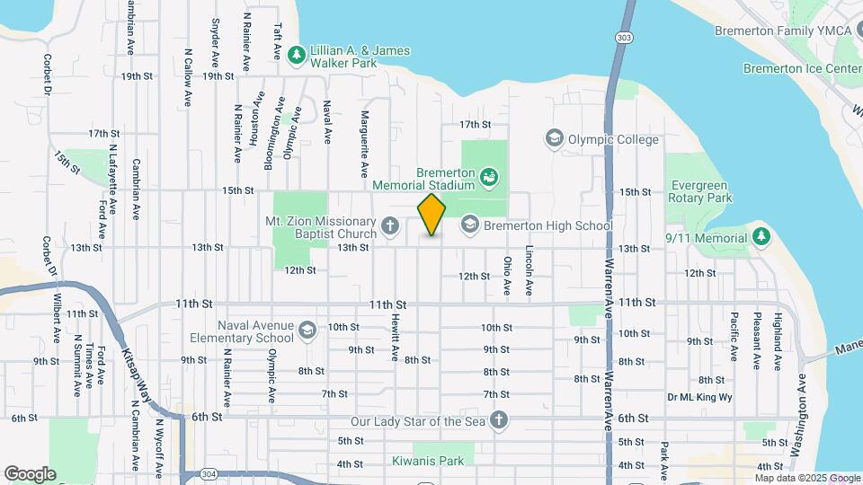 1702 13th St Map and Location Details