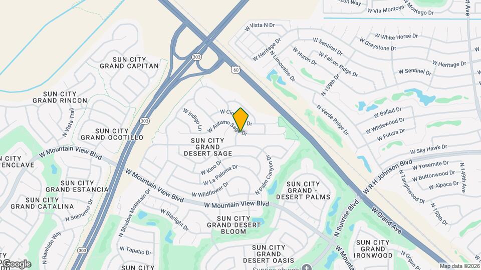 20587 N Saratoga Way Map and Location Details