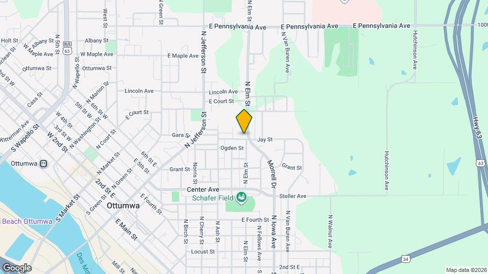 901 N Elm St Mapa y Detalles de la Ubicación