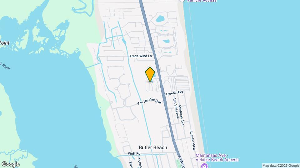 4825 A1A S Map and Location Details