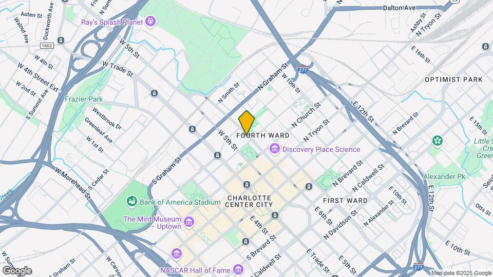 229 N Poplar St Map and Location Details