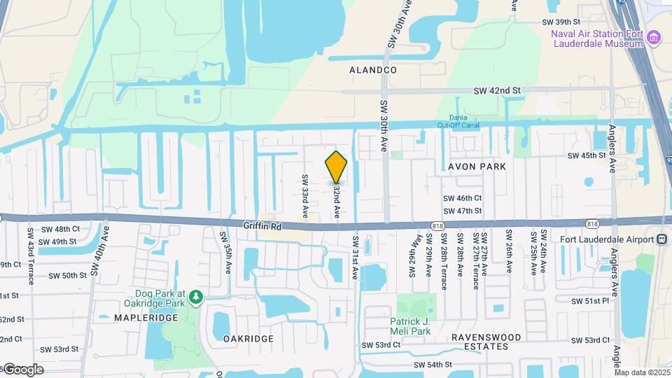 4627 SW 32nd Ave Map and Location Details