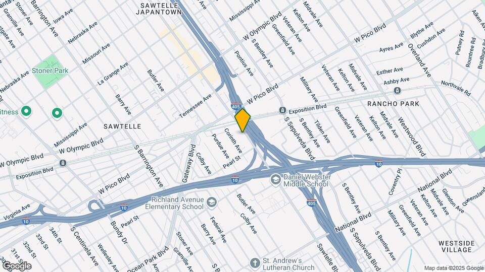 2467 Sawtelle Blvd Map and Location Details